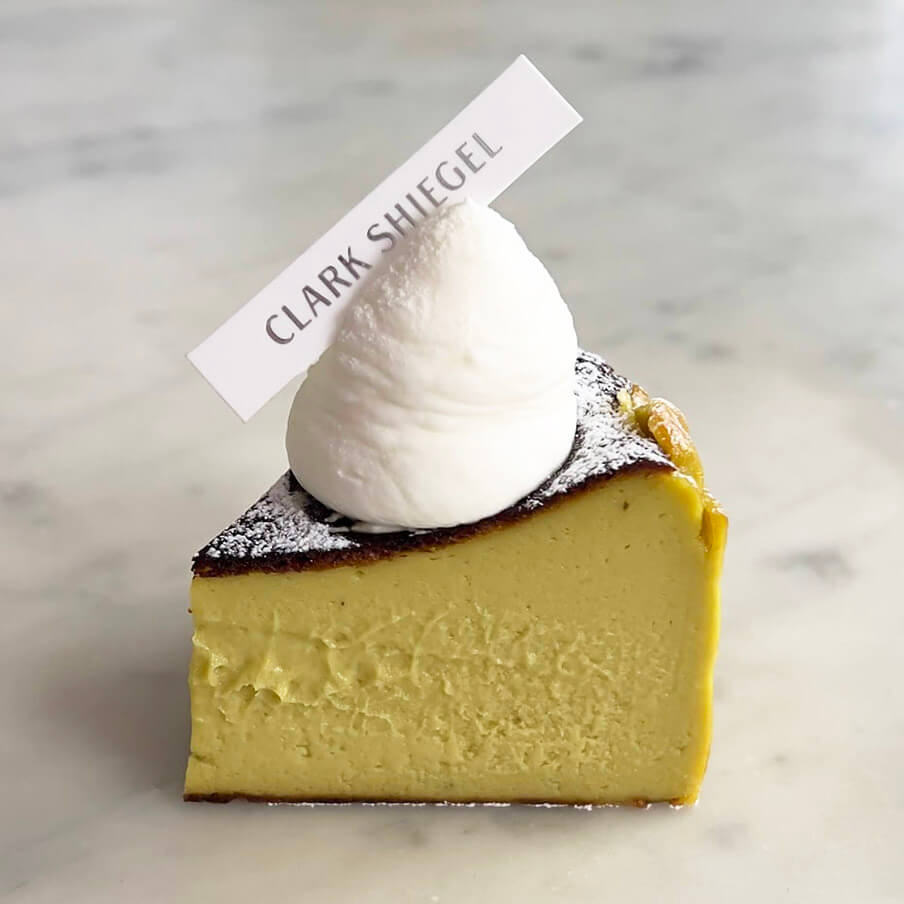 雪塩スノーバスクチーズケーキ/ピスタチオ