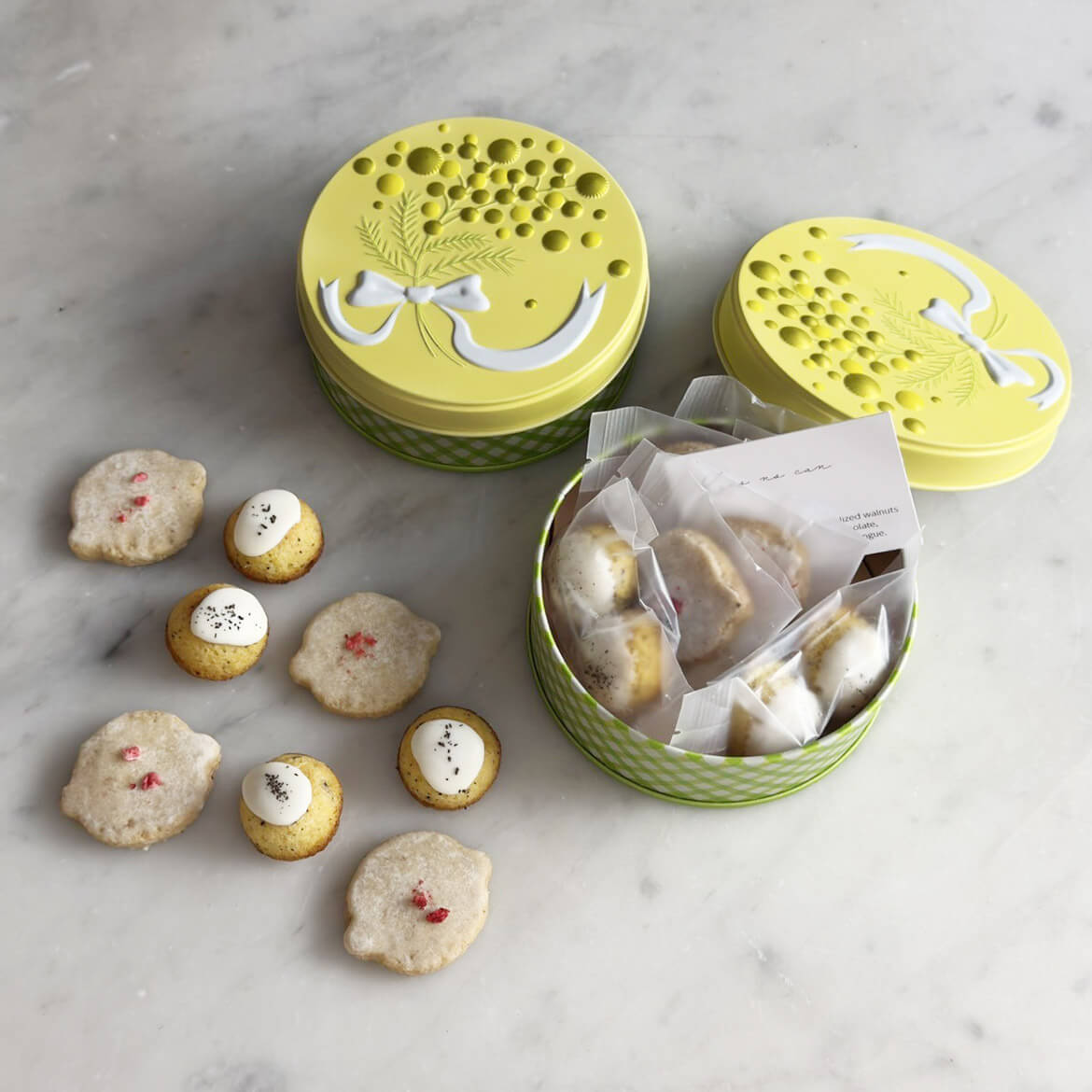 Haru no can（ハルノカン）<br>／アールグレイマドレーヌ＆瀬戸田レモンとローズマリーの全粒粉サブレ